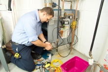 residential heating and cooling furnace repair