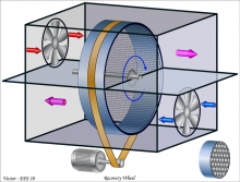 residential heating and cooling heat recovery ventilator diagram