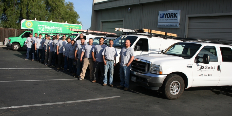 residential heating and cooling team picture