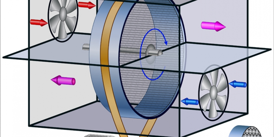 residential heating and cooling heat recovery ventilator diagram